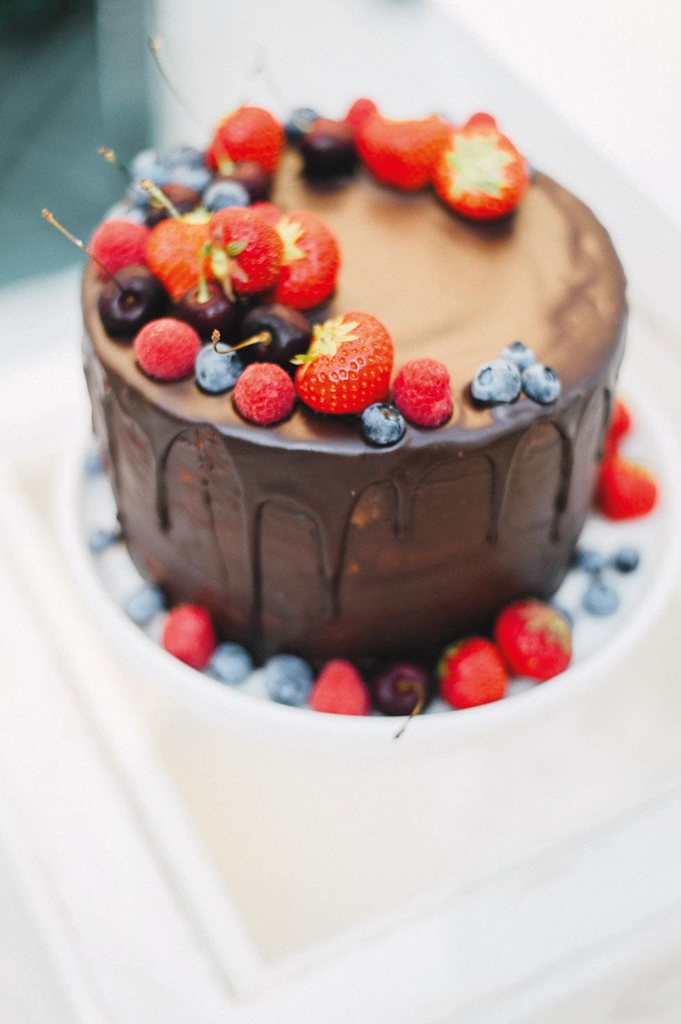 Hochzeitstorte Ganache-Überzug Hochzeitstorte Ganache-Überzug