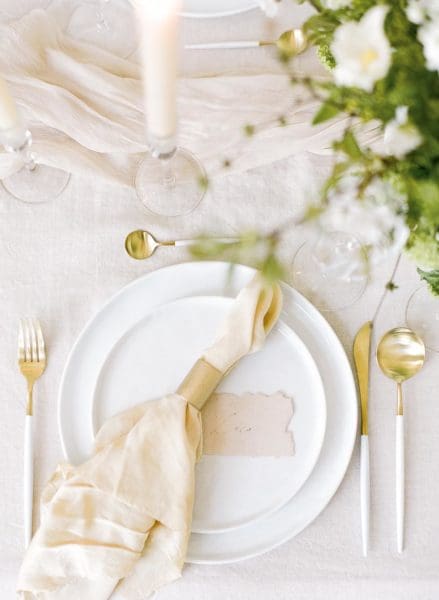 Tischdeko Hochzeit creme gold Tischdeko Hochzeit creme gold
