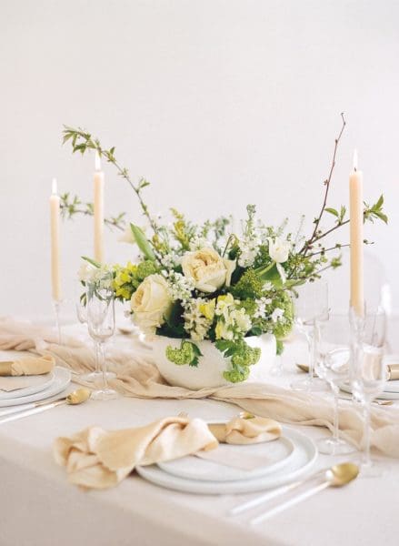 Tischdeko Hochzeit creme Tischdeko Hochzeit creme