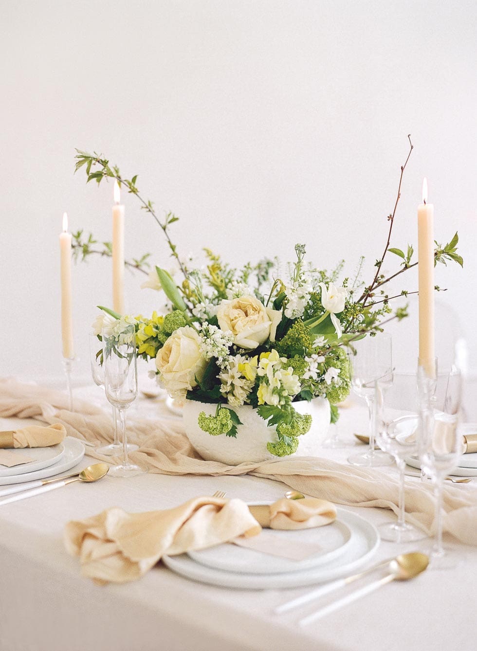 Tischdeko Hochzeit creme Tischdeko Hochzeit creme