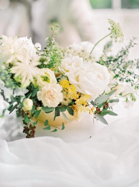 Tischdeko Hochzeit weiß gelb Tischdeko Hochzeit weiß gelb