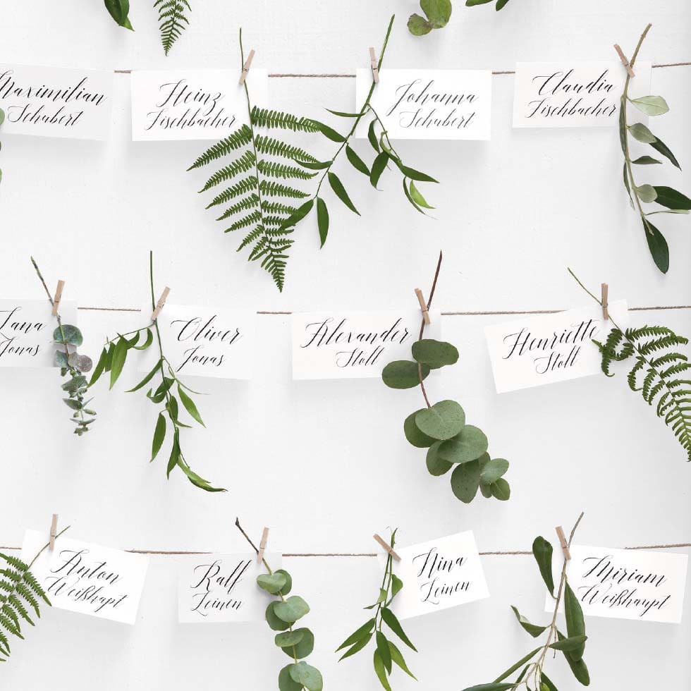 Hochzeitseinladung_15 Hochzeitspapeterie Kalligraphie Schrift