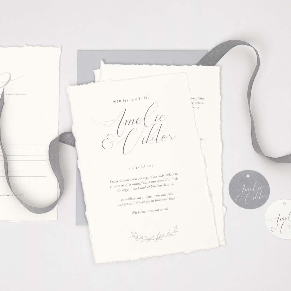 Hochzeitseinladung_2 Hochzeitspapeterie Kalligraphie Schrift