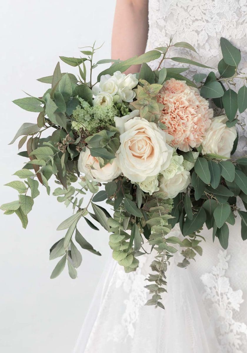 Hochzeitsblumen Brautstrauß Eukalyptus Hochzeitsblumen Brautstrauß Eukalyptus