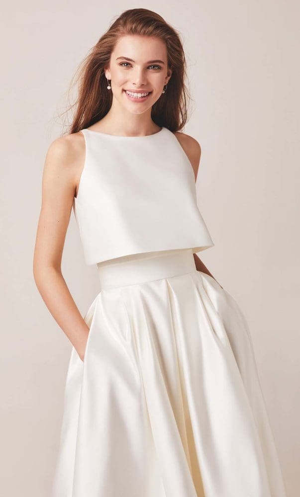 Brautkleid Modell 140 von Jesús Peiró Brautkleid Crop Top Jesús Peiró