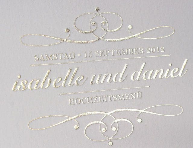 Letterpress Gold Letterpress Gold