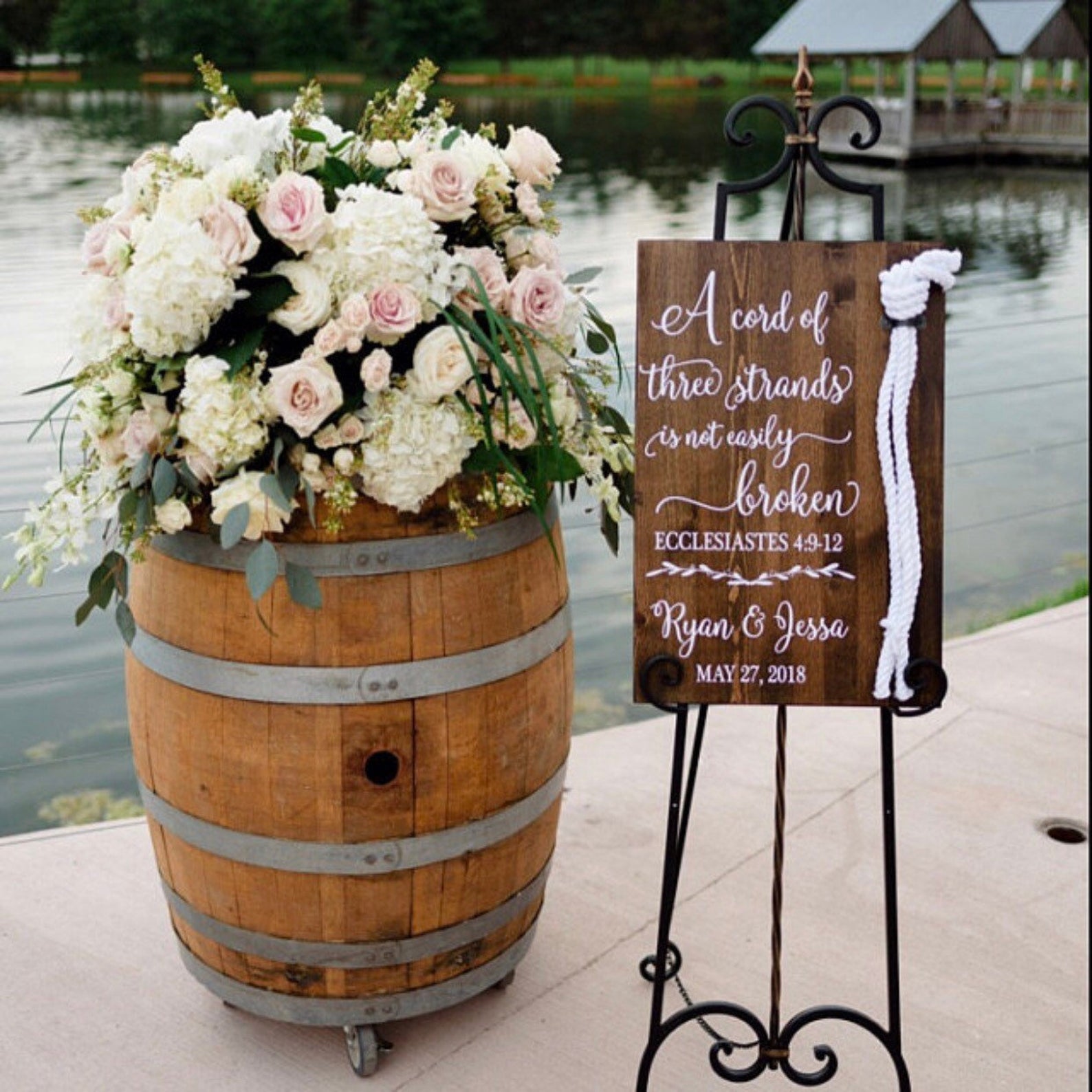 Band flechten Hochzeit