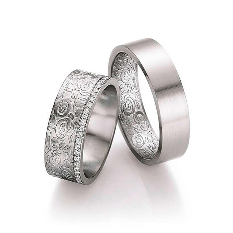 Eheringe Platin breit