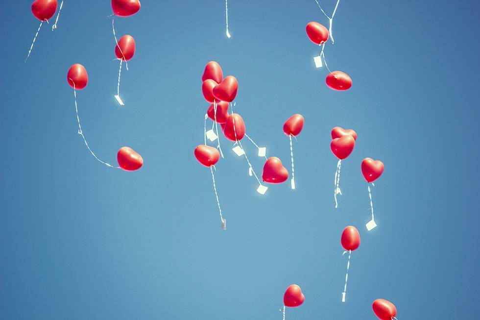 Heliumballons Hochzeit umweltfreundlich Heliumballons Hochzeit
