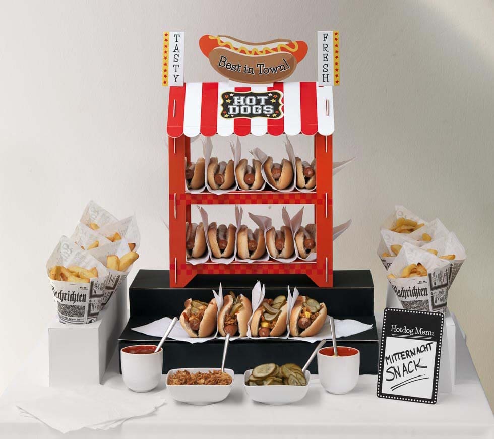 Hot Dog Bar Hochzeit Hot Dog Bar Hochzeit