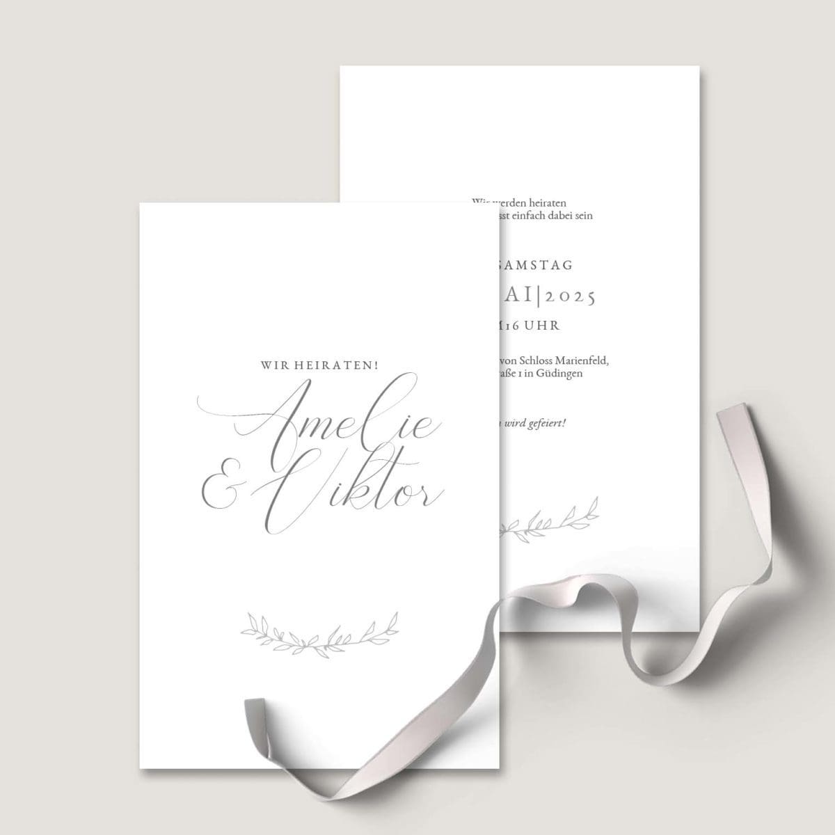 1_Hochzeitseinladung-Elegant-Calligraphie Einladung Hochzeit