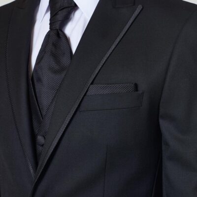 Hochzeitskrawatte Schwarz