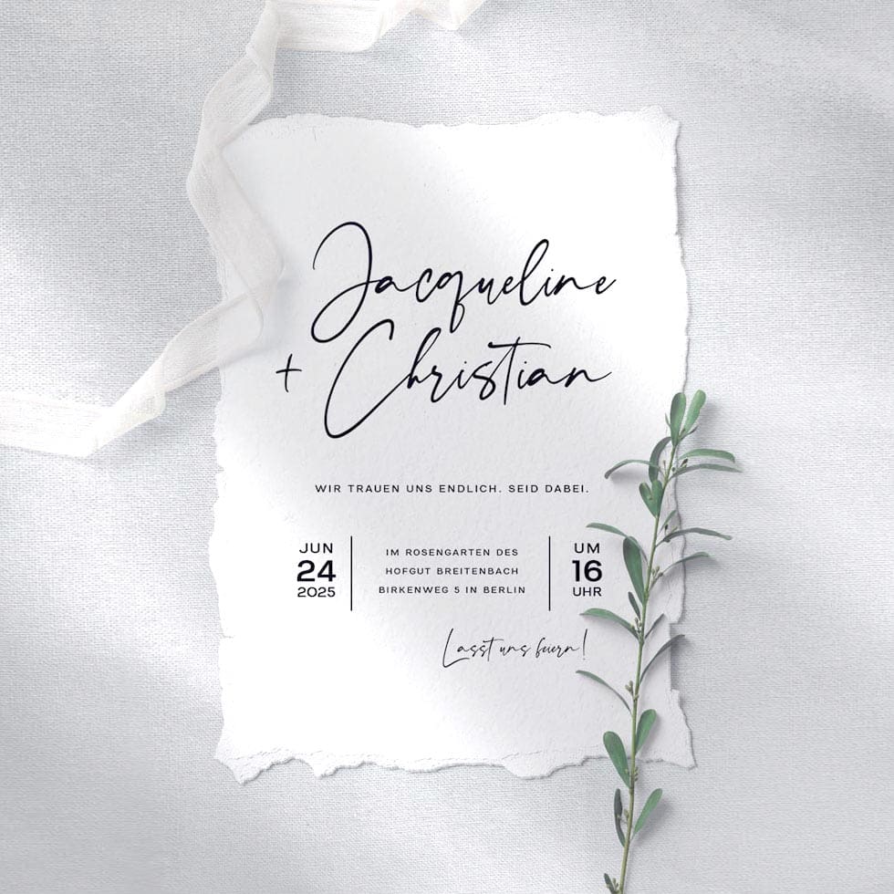 Schriften Hochzeit Beispiele Schriften Hochzeitseinladung