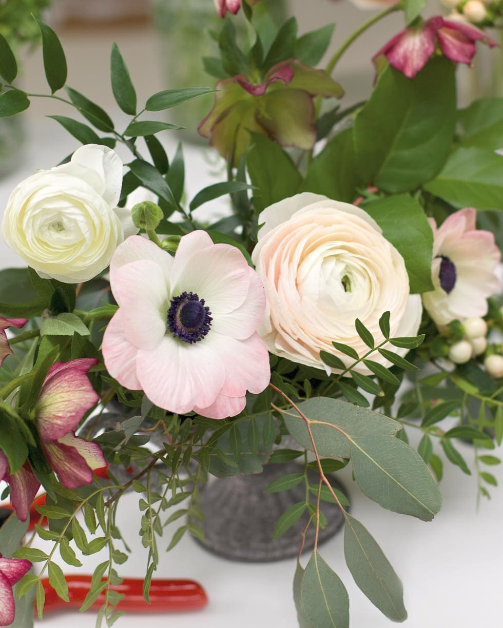 Tischdeko Blumengesteck selber machen