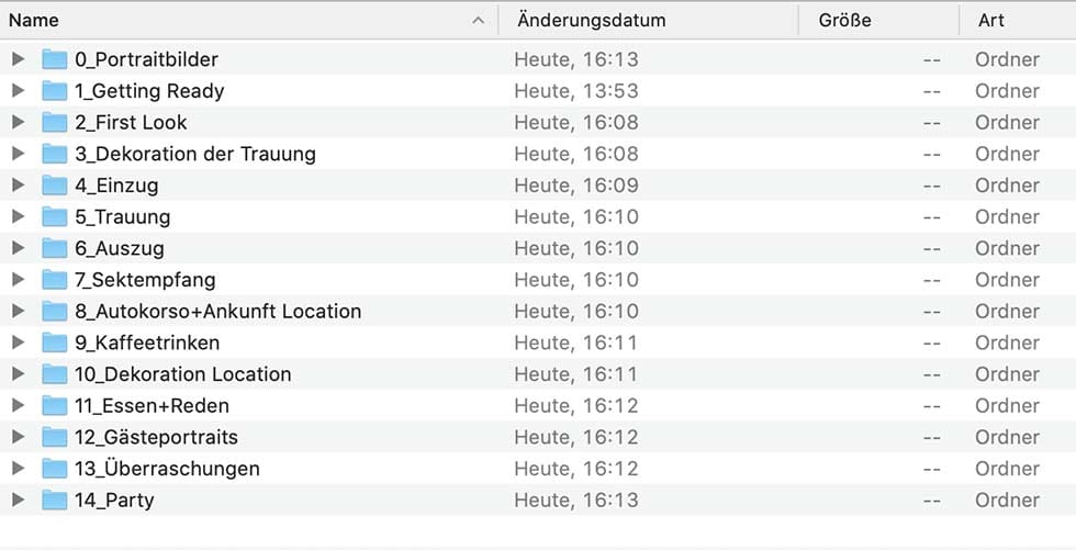 Hochzeitsalbum-Fotos-sortieren Hochzeitsalbum gestalten Fotos