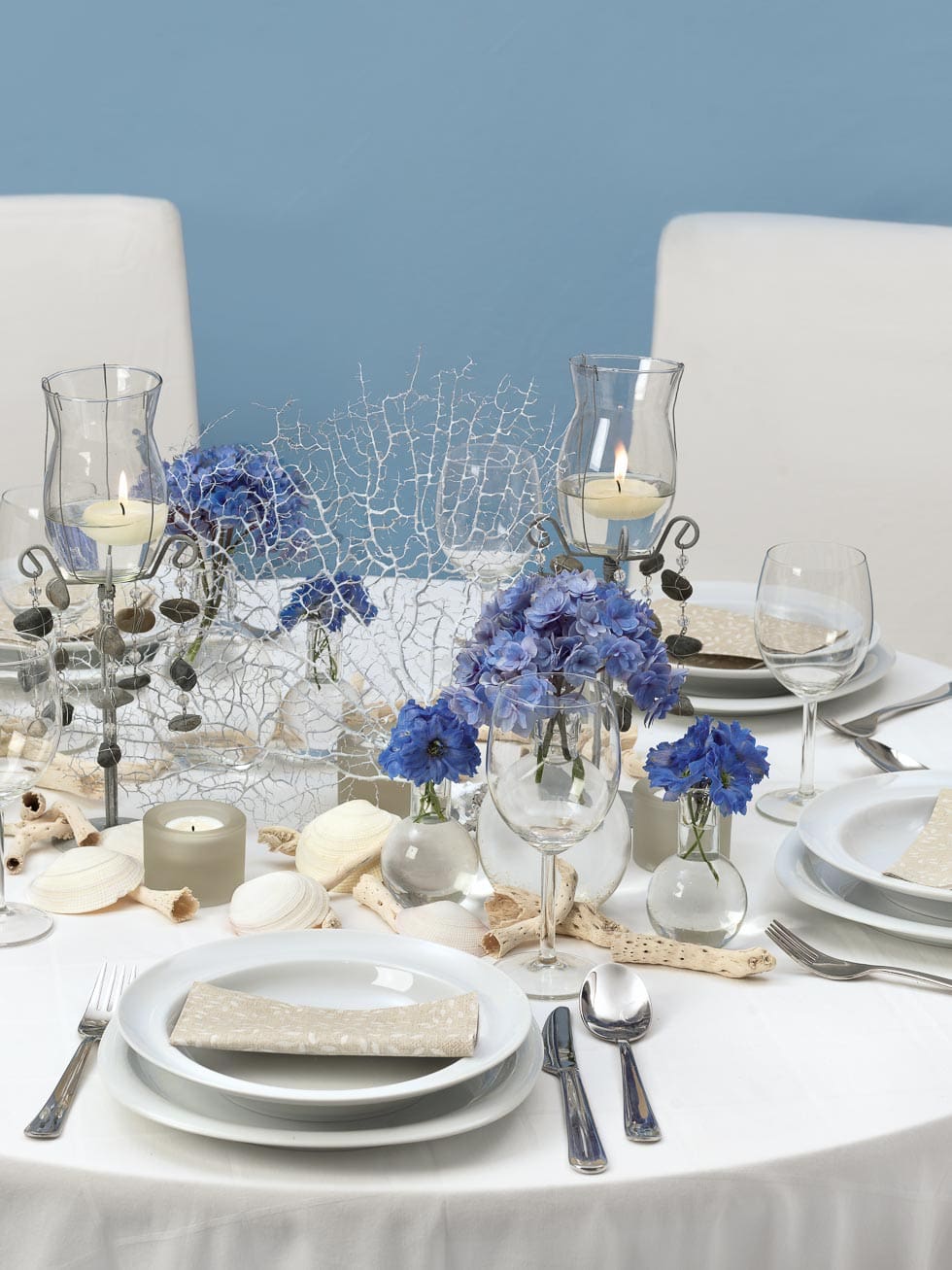 Tischdeko Hochzeit blau Tischdeko Hochzeit blau