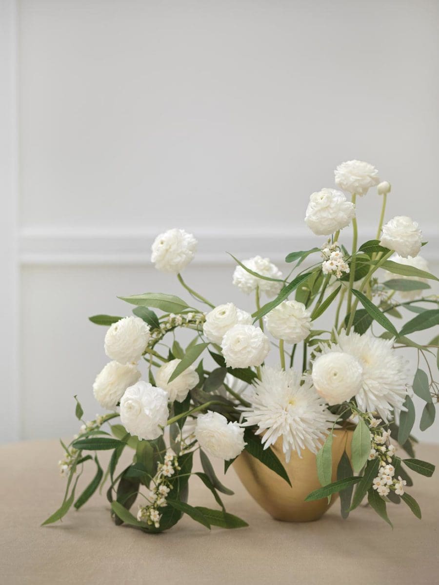 Tischdeko Hochzeit Blumengesteck