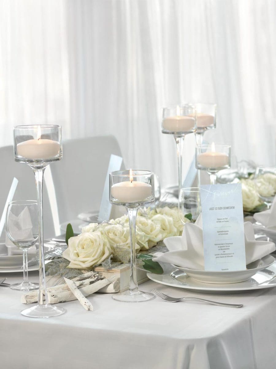 Tischdeko Hochzeit weiß Tischdeko Hochzeit weiß