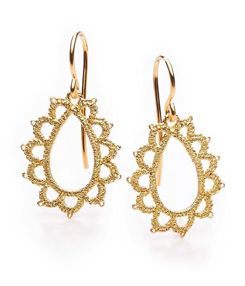 Braut-Ohrringe-Brigitte-Adolph Ohrringe Hochzeit Gold