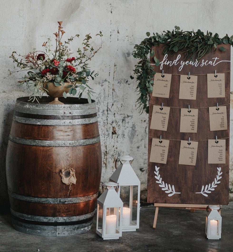 Sitzplan Hochzeit