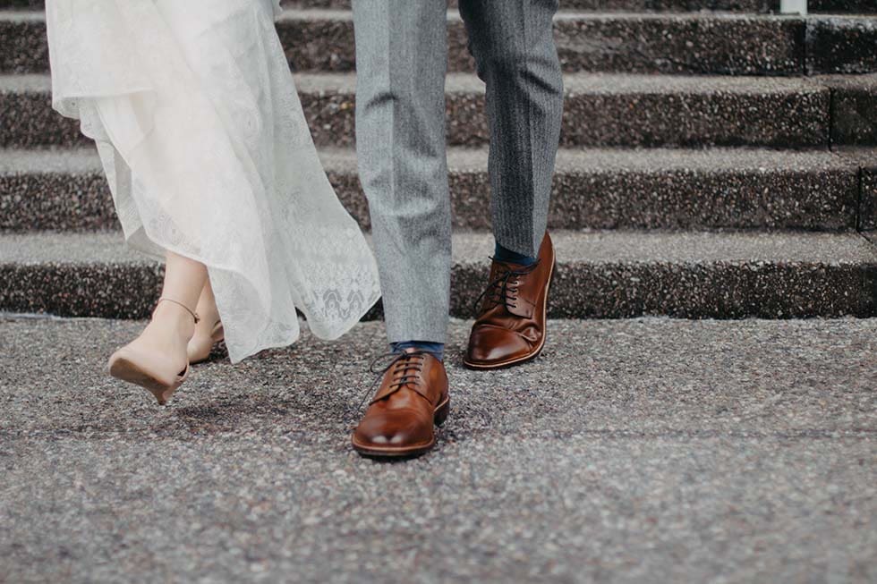 Hochzeitsschuhe-braut-breautigam Hochzeitsschuhe Braut und Bräutigam