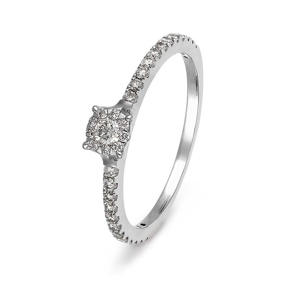 Verlobungsring Pave-Ring Verlobungsring Pave-Ring