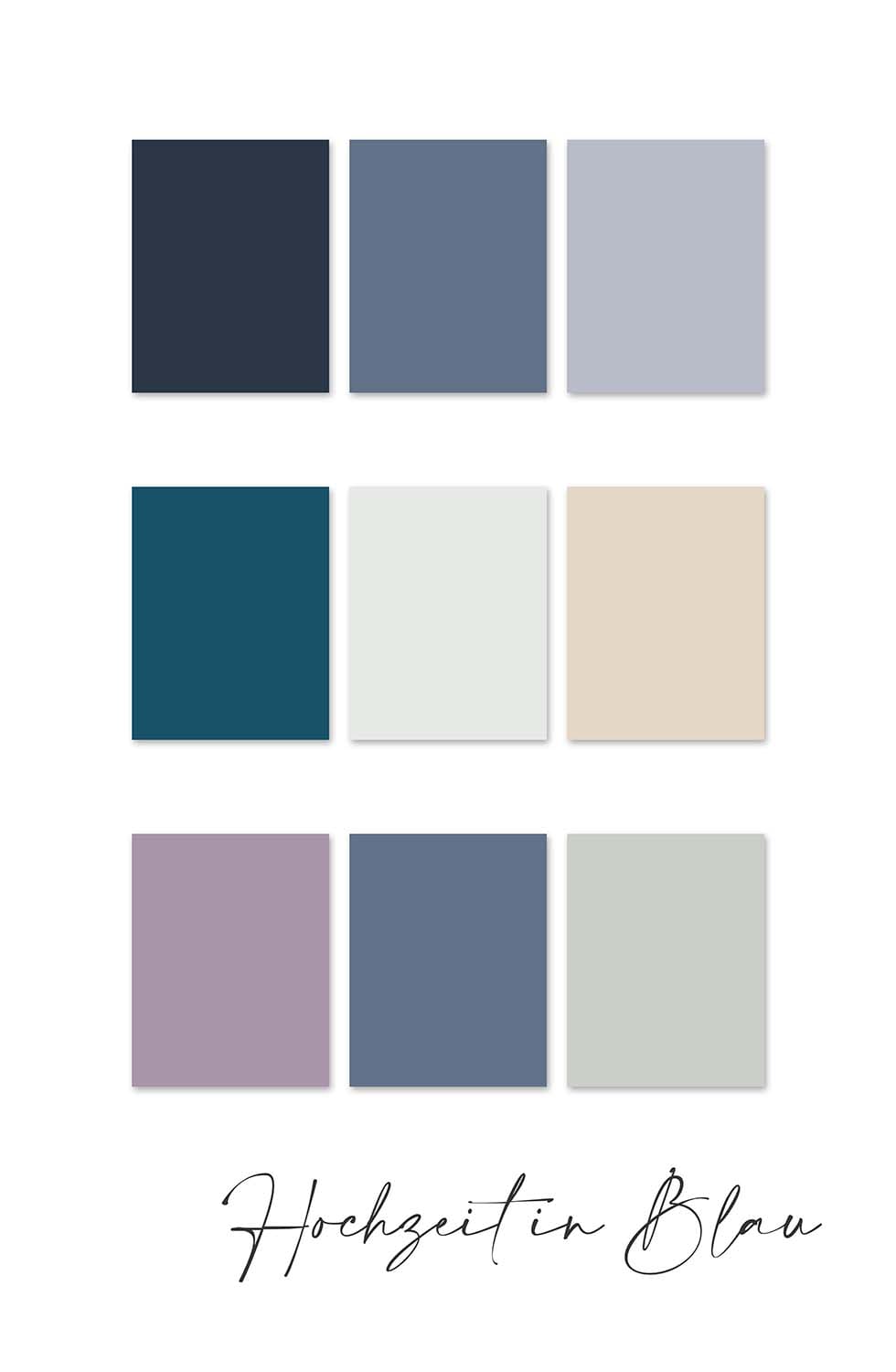 Farbkonzept Hochzeit Blau Farbkonzept Hochzeit Blau