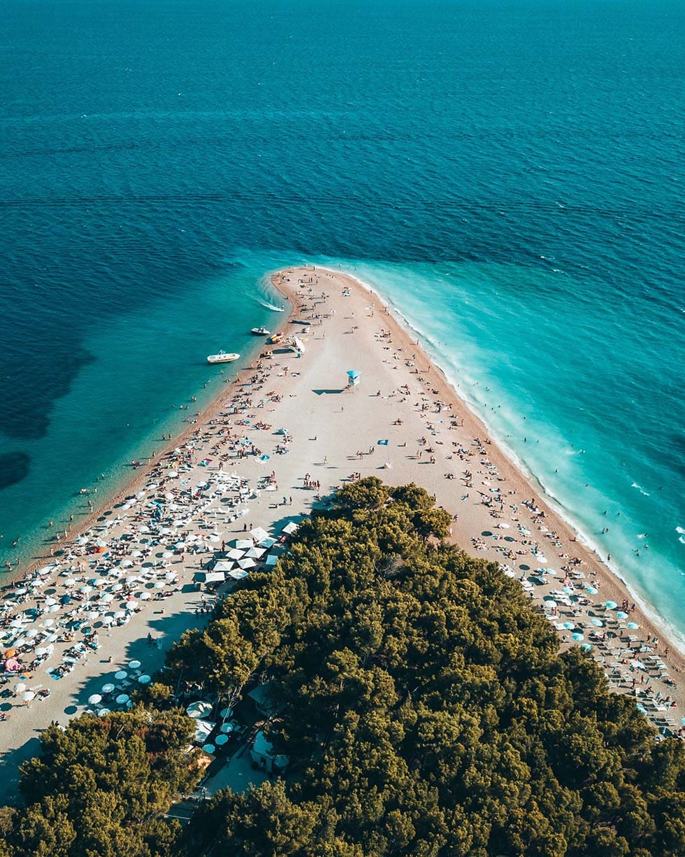 Strand in Kroatien Strand in Kroatien