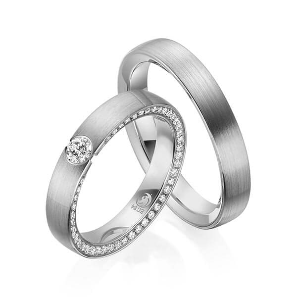 Trauring Brillanten Platin