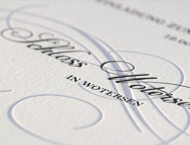 Letterpress Papier Letterpress Papier