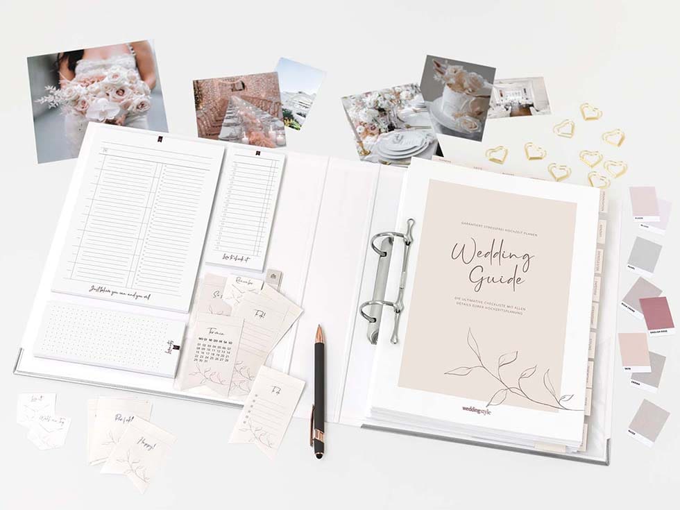 myWeddingOffice-Hochzeitsordner Hochzeitsplaner Ordner