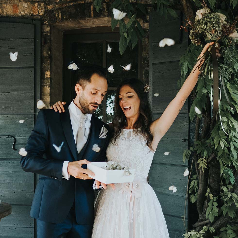 Schmetterlinge-Hochzeit-1 Zauberhafte Schmetterlinge zum Fliegenlassen für die Hochzeit