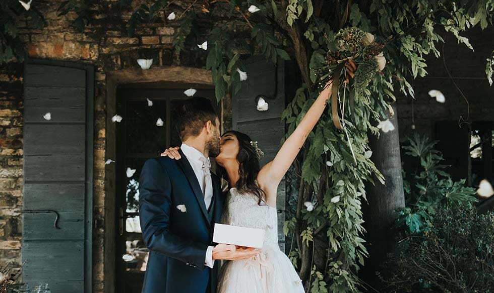 Schmetterlinge-Hochzeit-2 Zauberhafte Schmetterlinge zum Fliegenlassen für die Hochzeit