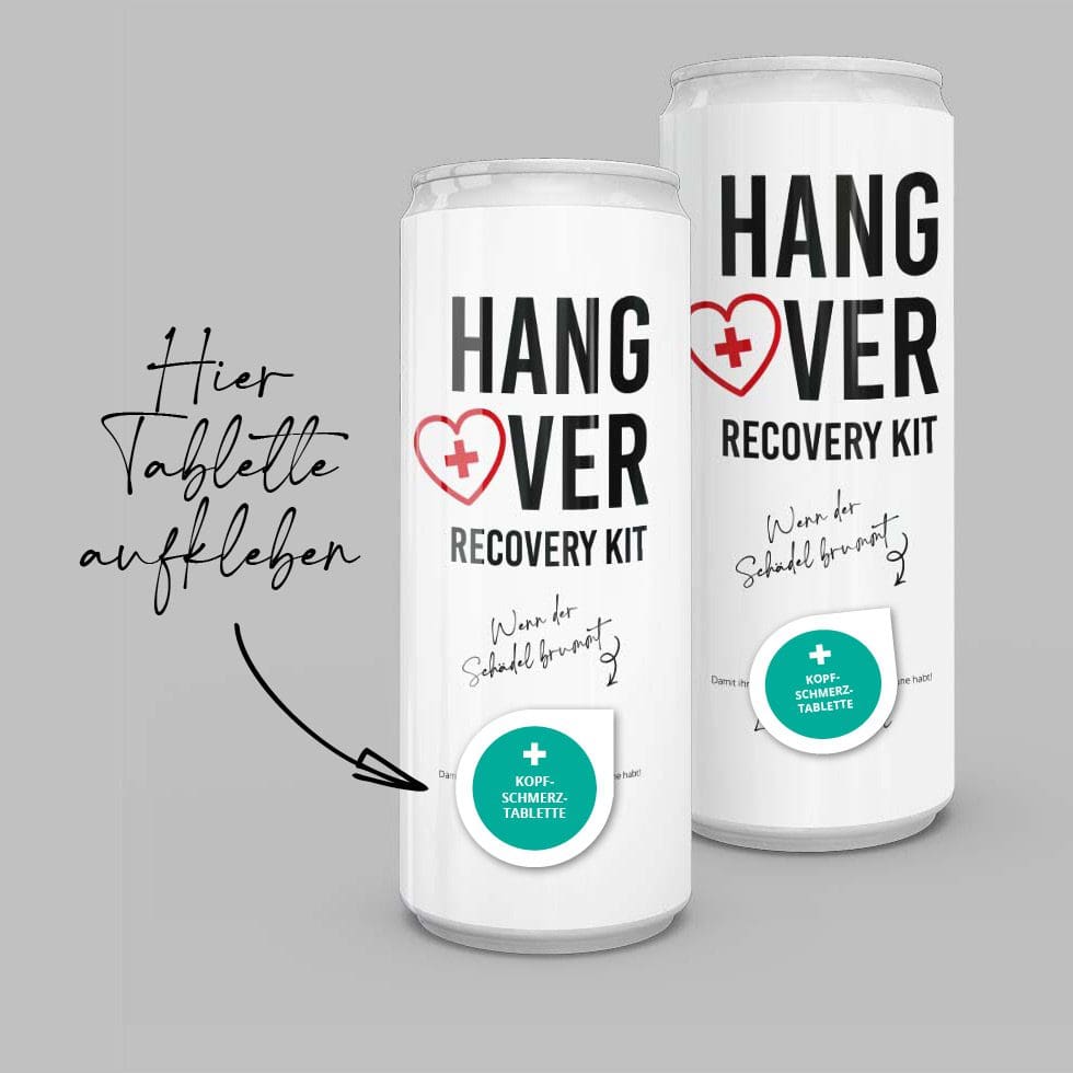 Hangover Kit Hochzeit Dose Hangover Kit Hochzeit Dose