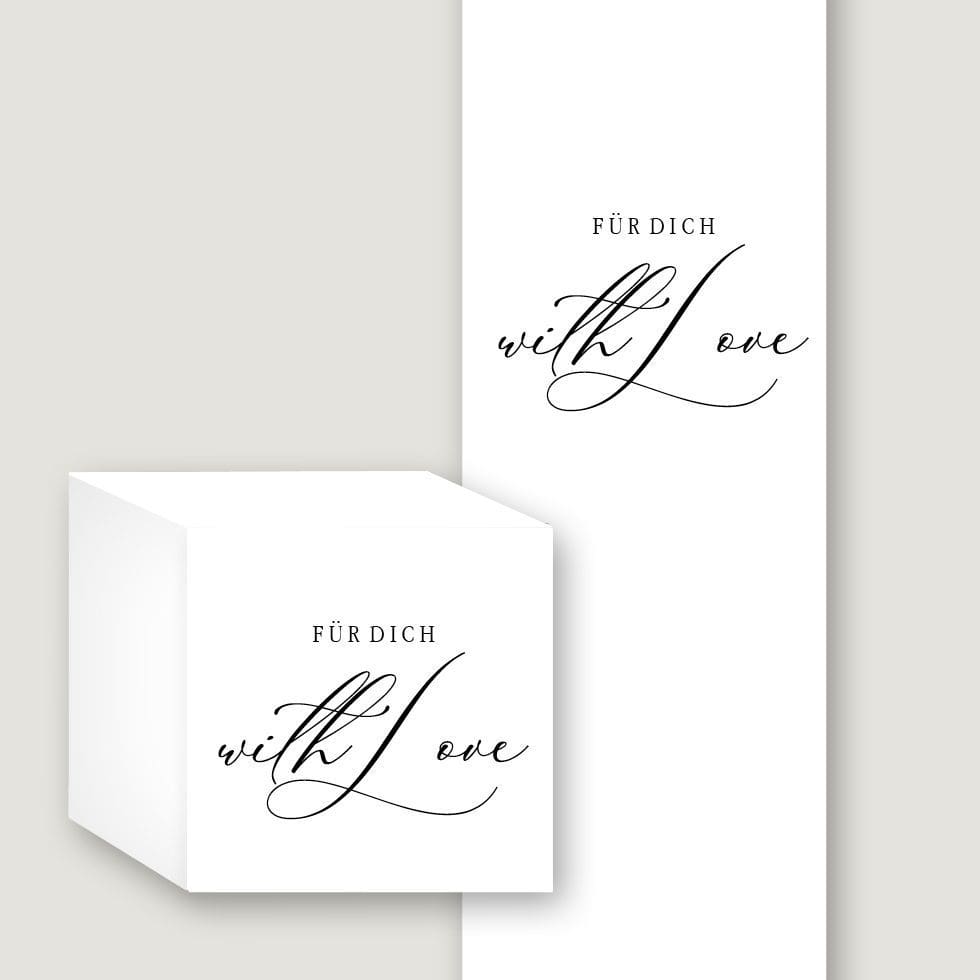 Hochzeitskarten-Calligraphie30 Personalisierbare Banderole Vorlage Hochformat