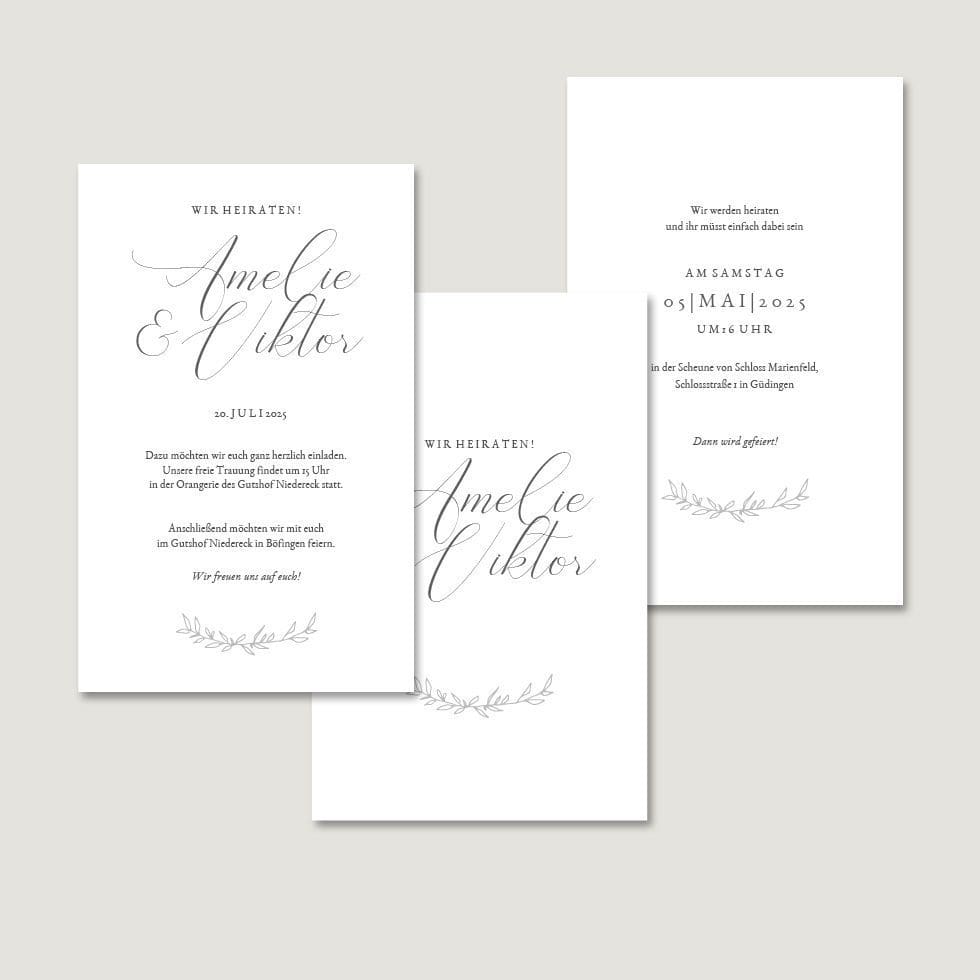 Hochzeitskarten-Elegant-Branch4 Hochzeitseinladung Karte Vorlage