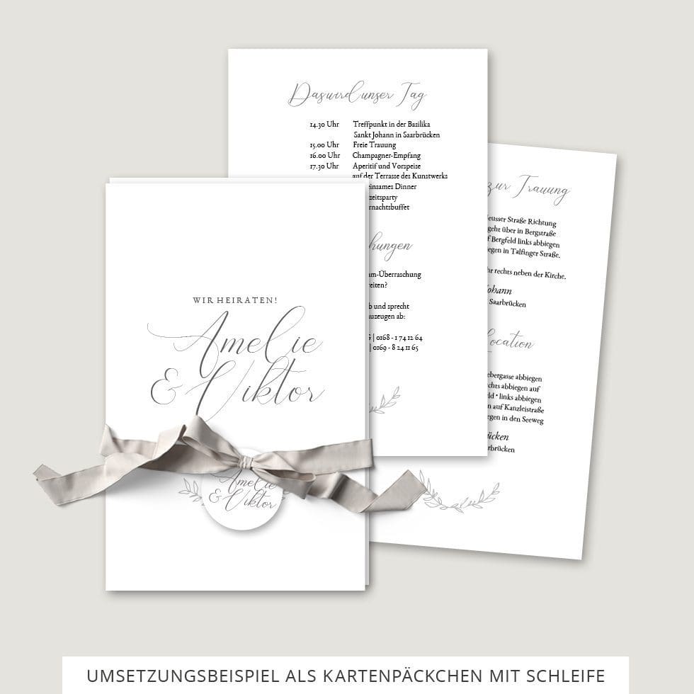 Hochzeitskarten-Elegant-Branch9 Hochzeitseinladung Vorlage Kartenpäckchen
