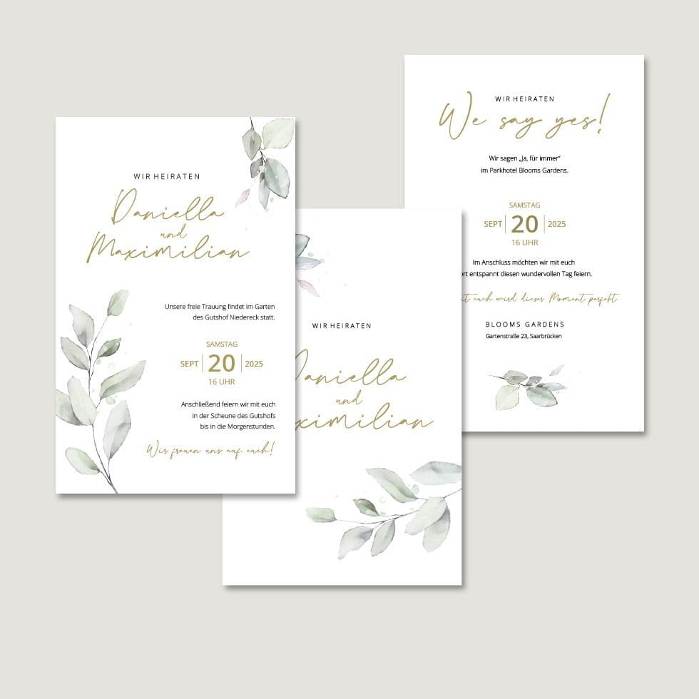 Hochzeitskarten-Eukalyptus4 Hochzeitseinladung Karte Vorlage