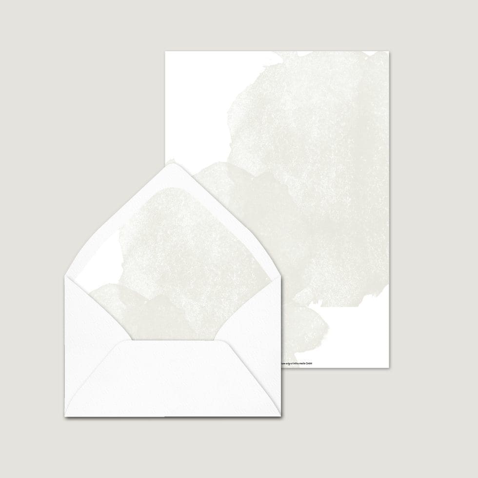 Hochzeitskarten-Greenery15 Inlay Briefumschlag Vorlage