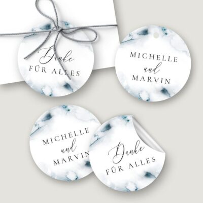 Geschenkanhänger & Aufkleber personalisierbar