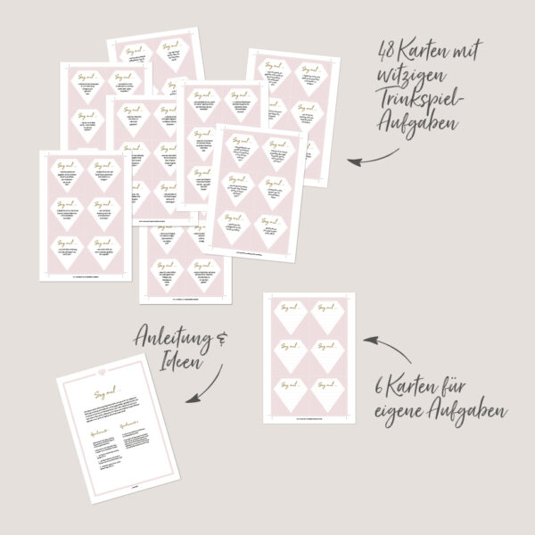 Spielkarten Prosecco Secrets