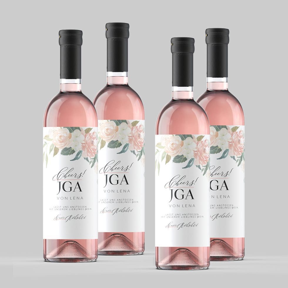 Flaschenetiketten JGA Flaschenetiketten JGA