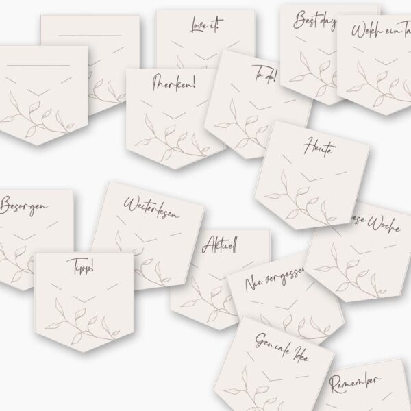 DIY Sticker-Set für Planer & Kalender “neutral” – Bild 7