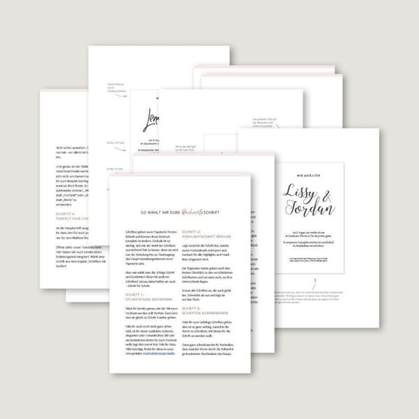 Schriften Guide