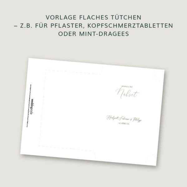 Notfallkörbchen: Personalisierbare Vanity Set-Tüten – Bild 6