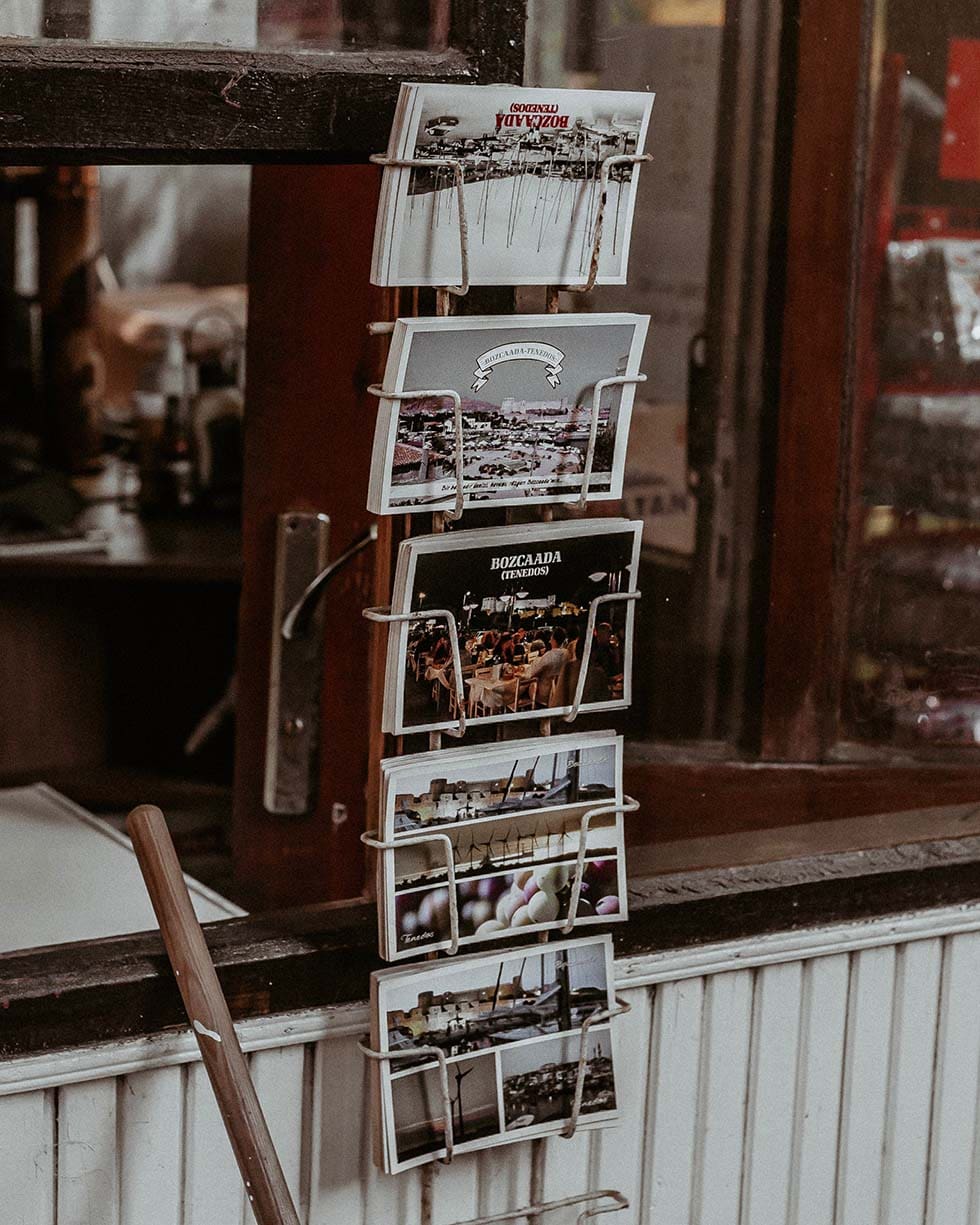 Kartenstaender-Postkarten Ansichtskarte Kartenständer