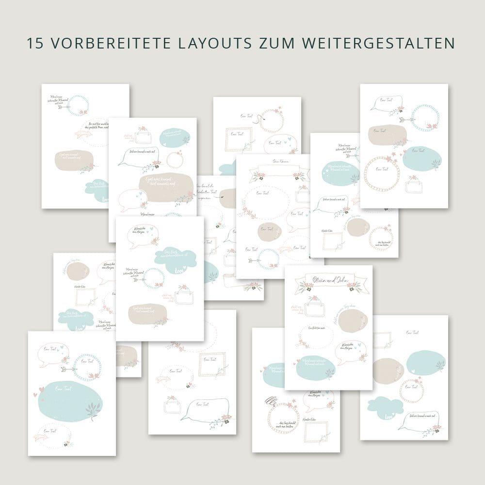 Gaestebuch-Karten-Vorlagen2 Gästebuchkarten Vorlagen selbst gestalten