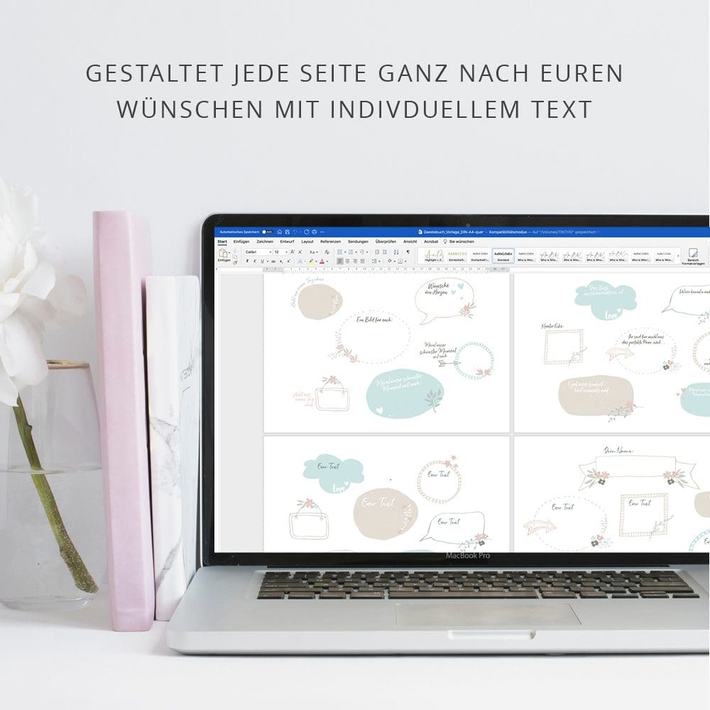 _Gastebuch-Vorlagen2 Gästebuch Vorlage Word Canva
