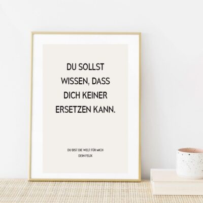 Sprüche Bild personalisierbar