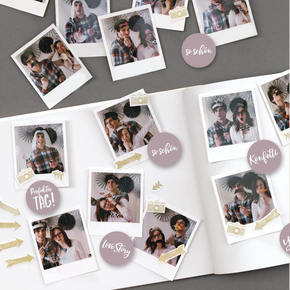 Sticker-Hochzeit Sticker Hochzeit Gästebuch